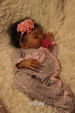 ethnic biracial aa reborn baby doll