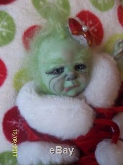 grinch silicone baby