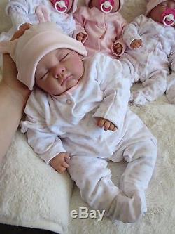 reborn baby doll sleeping
