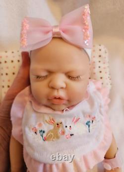 12/30cmMicro Preemie Full Body Silicone Baby Doll Boy Mimi Lifelike Reborn Do