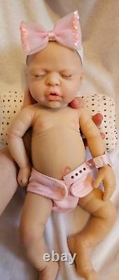 12/30cmMicro Preemie Full Body Silicone Baby Doll Boy Mimi Lifelike Reborn Do