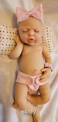 12/30cmMicro Preemie Full Body Silicone Baby Doll Boy Mimi Lifelike Reborn Do