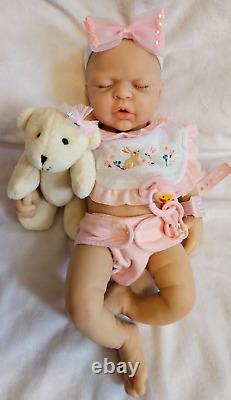 12/30cmMicro Preemie Full Body Silicone Baby Doll Boy Mimi Lifelike Reborn Do