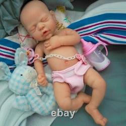 12 Micro Preemie Full Body Silicone Baby Doll Girl Nova Lifelike Reborn Doll