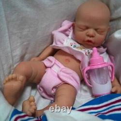 12 Micro Preemie Full Body Silicone Baby Doll Girl Nova Lifelike Reborn Doll