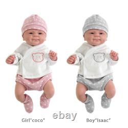 14 Lifelike Reborn Full Body Silicone Doll Soft Baby Girl Coco or Boy Isaac