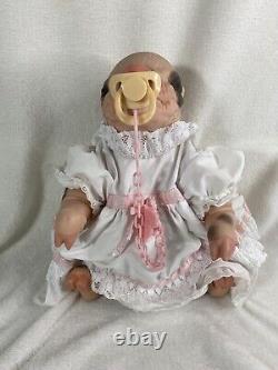 14 Painted Piglet Reborn Doll by Bountiful Baby Unique Collectible With Tail