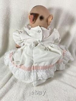 14 Painted Piglet Reborn Doll by Bountiful Baby Unique Collectible With Tail