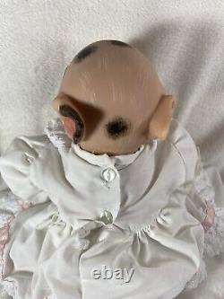 14 Painted Piglet Reborn Doll by Bountiful Baby Unique Collectible With Tail