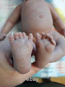 14 Preemie Full Body Silicone Baby Girl Doll Tabitha