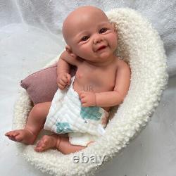 16 Weighted Reborn Baby Soft handmade Full Silicone Newborn Doll Girl xmas gift