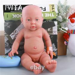 16Lifelike Reborn Baby Girl Silicone Infant Doll Kids Correct Sex Education