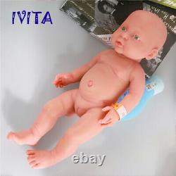 16Lifelike Reborn Baby Girl Silicone Infant Doll Kids Correct Sex Education