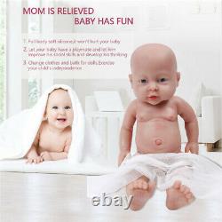 16Lifelike Reborn Baby Girl Silicone Infant Doll Kids Correct Sex Education