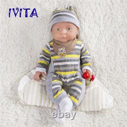 16Lifelike Reborn Baby Girl Silicone Infant Doll Kids Correct Sex Education