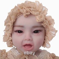 17.7 Full Body Silicone Reborn Baby Dolls Real Newborn Baby Girl Kid's Gifts