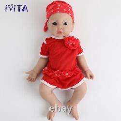 17 Lifelike Reborn Baby Doll Girl Newborn Full Body Silicone Doll Toddler Toy