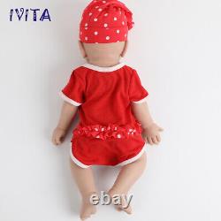 17 Lifelike Reborn Baby Doll Girl Newborn Full Body Silicone Doll Toddler Toy