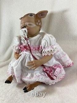 17 Weighted Bountiful Baby Reborn Doll Fawna Woodland Deer Collectible