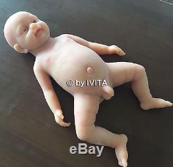 18'' 3800g Full Body Floppy Silicone Reborn Doll Baby Boy Lifelike Doll Newborn
