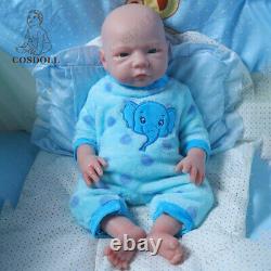 18.5 Drink-Wet System Newborn Boy Handmade Full Silicone 3KG Reborn Baby Dolls