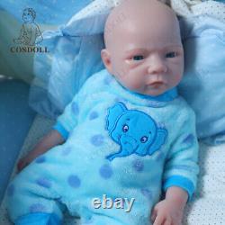 18.5 Drink-Wet System Newborn Boy Handmake Full Silicone 3KG Reborn Baby Dolls