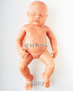 18.5'' Newborn Lifelike Reborn Baby Doll Girl Birthday xmas gift Full Silicone