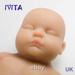 18.5'' Silicone Baby Boy Eyes Closed Sleeping Silicone Reborn Baby Doll