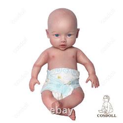 18.5 in Full Body Silicone Baby Doll Reborn Baby Dolls with Drink-Wet Girl Doll