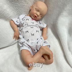 18 Floppy Full Silicone Reborn Baby Doll 5.3lb Lifelike Newborn Birthday Gift