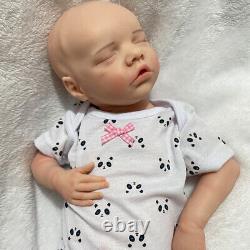 18 Floppy Full Silicone Reborn Baby Doll 5.3lb Lifelike Newborn Birthday Gift