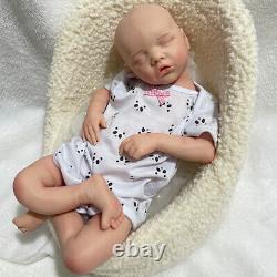 18 Floppy Full Silicone Reborn Baby Doll 5.3lb Lifelike Newborn Birthday Gift