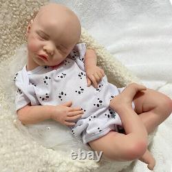 18 Floppy Full Silicone Reborn Baby Doll 5.3lb Lifelike Newborn Birthday Gift