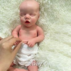 18 Full Silicone Reborn Doll Weighted Newborn Girl Cuddle Baby Birthday Gift