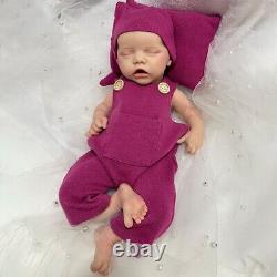 18 Full Silicone Reborn Doll Weighted Newborn Girl Cuddle Baby Birthday Gift