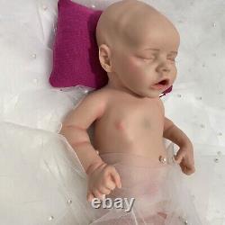 18 Full Silicone Reborn Doll Weighted Newborn Girl Cuddle Baby Birthday Gift