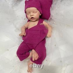 18 Full Silicone Reborn Doll Weighted Newborn Girl Cuddle Baby Birthday Gift