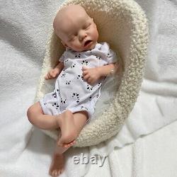 18 Full Silicone Reborn Doll Weighted Newborn Girl Cuddle Baby Birthday Gift