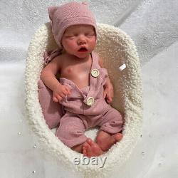 18 Full Solid Silicone Reborn Doll 5.6lb Realistic Artist Painted Newborn Baby