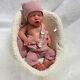 18 Full Solid Silicone Reborn Doll 5.6lb Realistic Artist Painted Newborn Baby