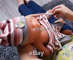 18'' Lifelike Baby Doll Girl Full Body Soft Silicone Lovely Infant Reborn