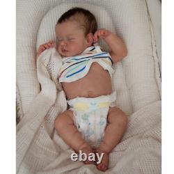 18 Real Reborn Baby Doll Lifelike Newborn Boy/Girl Full Body Vinyl Handmade Toy