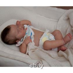 18 Real Reborn Baby Doll Lifelike Newborn Boy/Girl Full Body Vinyl Handmade Toy