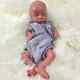 18 Reborn Baby Doll Boy Full Body Silicone Baby Doll, Newborn African Baby Doll