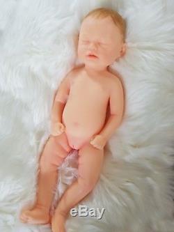 18 Reborn Silicone Baby Girl Doll, So Soft Just Like a Real Baby