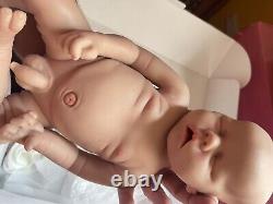 18'' Silicone Reborn Baby Doll Boy Newborn Full Silicone Doll Mouth Open