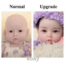 18 Silicone Reborn Baby GIRL Full Body Newborn Doll Open eyes Reborn for Kid's