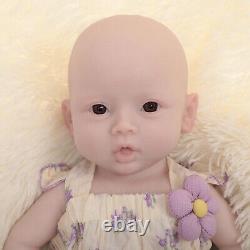 18 Silicone Reborn Baby GIRL Full Body Newborn Doll Open eyes Reborn for Kid's