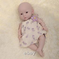 18 Silicone Reborn Baby GIRL Full Body Newborn Doll Open eyes Reborn for Kid's