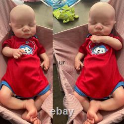 18inch Handmade Reborn Baby Flexible Newborn Doll Silicone Artist Painted Boy